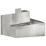 vidaXL Cache-pot de jardin Argent 60 x 60 x 50 cm Acier galvanisé