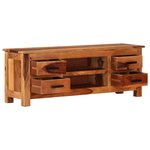 vidaXL Meuble TV 110x30x40 cm Bois solide