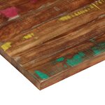 vidaXL Dessus de table 110x50x3 8cm rectangulaire bois massif récupéré