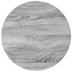 vidaXL Meuble d'appoint Gris Sonoma Ø40 x 50 cm Bois d’ingénierie