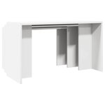 vidaXL Tables gigognes 3 Pièces blanc bois d'ingénierie