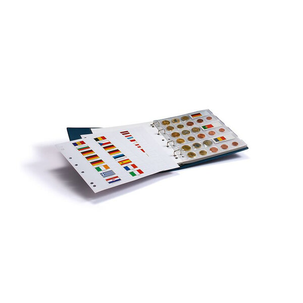 Album Numismatique format Numis pour 21 séries d'euros.