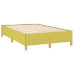 vidaXL Cadre de lit Vert 120 x 200 cm Tissu