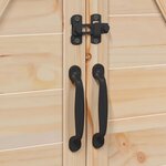 vidaXL Abri de jardin Naturel 106 x 56 x 113 5 cm Bois de Sapin Massif