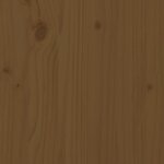 vidaXL Repose-pied de jardin 120x80 cm marron miel bois de pin massif