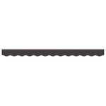 vidaXL Lambrequin de rechange pour 2 5 m Anthracite Polyester