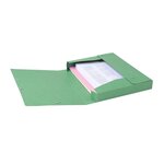 Boite De Classement Cartobox Dos 40mm Carte Lustrée - A4 - Vert - X 10 - Exacompta