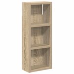 vidaXL Armoire murale de salle de bain Chêne Sonoma 20 x 10 x 50 cm