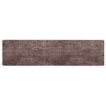 vidaXL Coureur de Tapis MARSA Gris 80 x 450 cm Polyester et PVC
