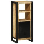 vidaXL Ensemble de mobilier de salle de bain avec étagère avec stockage avec porte 3 Pièces