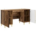 vidaXL Bureau Bois ancien 142 5 x 50 x 75 cm Bois d'ingénierie