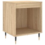 vidaXL Tables de chevet 2 Pièces chêne sonoma 40x35x50 cm bois ingénierie