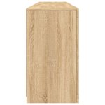 vidaXL Buffet avec lumières LED chêne sonoma 164x37x67 cm