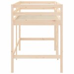 vidaXL Lit mezzanine enfants échelle 90x190 cm bois pin massif