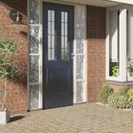 vidaXL Films pour fenêtre 2 Pièces dépoli motif de fleur PVC