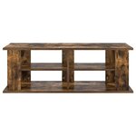 vidaXL Support de télévision Chêne fumé 96 x 35 x 33 5 cm