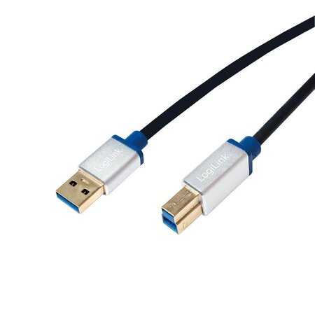 Cable LogiLink USB 3.0 Type A - B 1,5m MM