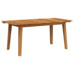 vidaXL Chaises de jardin avec table 3 Pièces en bois d'acacia massif