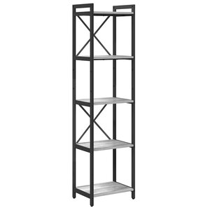 vidaXL Étagère Sonoma gris 40 x 30 x 155 cm Bois d'ingénierie