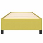 vidaXL Cadre de lit sans matelas vert 90x200 cm tissu