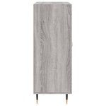 vidaXL Buffet sonoma gris 69 5x34x90 cm bois d'ingénierie