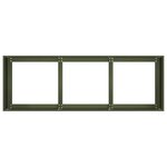 vidaXL Jardinière vert olive 120x40x40 cm acier laminé à froid