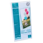 Porte-visuel Incliné Vertical Dl - Cristal - X 30 - Exacompta