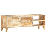 vidaXL Meuble TV 120x30x40 cm Bois massif de manguier