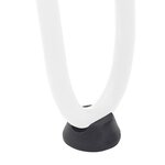 vidaXL Pieds en épingle à cheveux pour table basse 4 pièces Blanc 10 cm Acier massif