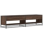 vidaXL Meuble TV chêne marron 180 5x40x46 cm bois d'ingénierie
