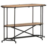 vidaXL Table console 110x42x76 cm bois massif d'acacia