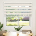 vidaXL Store zèbre beige marbré largeur du tissu 140 9 cm polyester
