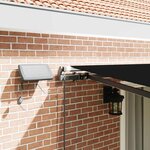 vidaXL Auvent Rétractable Noir 450 ×300 cm tissu