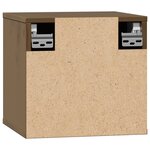 vidaXL Armoires murales 2Pièces Marron miel 31 5x30x30 cm Bois pin massif
