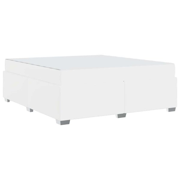 vidaXL Cadre de lit Blanc 180 x 200 cm Faux cuir