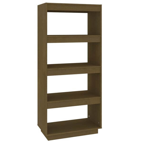 vidaXL Bibliothèque/Séparateur de pièce Marron miel 60x35x135 cm Pin