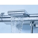 GROHE Mitigeur thermostatique bain/douche mural avec tablette Grohtherm 2000 34467001 -Limiteur de température-Economie d'eau-Chrome