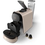 Machine à café à capsules double espresso PHILIPS L'OR Barista LM8012/10 - Beige soyeux + 9 capsules dégustations