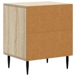 vidaXL Cabinet de chevet Chêne Sonoma 43 x 34 5 x 50 cm