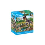 PLAYMOBIL 71524 - Dinos Explorateur avec moto et tyrannosaure