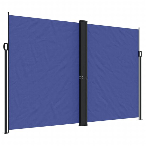 vidaXL Auvent latéral rétractable bleu 220x600 cm