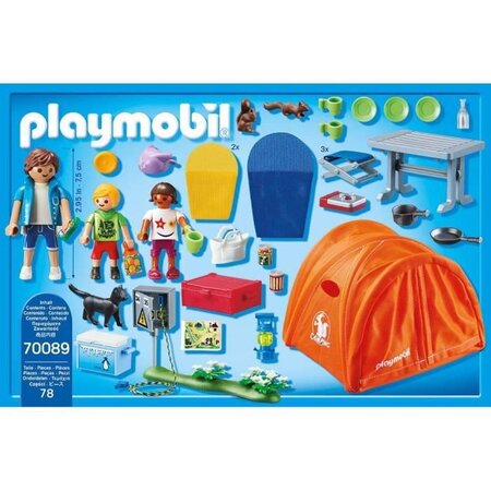 Playmobil 70089 - family fun le camping - tente et campeurs - La Poste