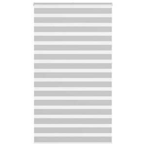 vidaXL Store zèbre gris clair largeur du tissu 130 9 cm polyester