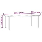 vidaXL Ensemble à manger de jardin et coussins 7 Pièces beige poly rotin