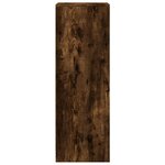 vidaXL Buffet avec LED chêne fumé 42 5x34x100 cm bois d'ingénierie