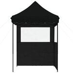 vidaXL Tente de fête 200 x 200 x 306 cm Noir Tissu Oxford