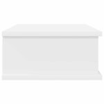 vidaXL Table de chevet Blanc 40 x 31 x 15 cm Bois d'ingénierie