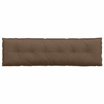 vidaXL Coussin de Dos Marron 180 x 19 x 50 cm tissu
