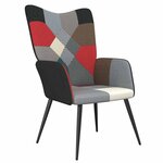 vidaXL Chaise de relaxation Patchwork Tissu