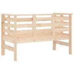 vidaXL Banc de jardin 111 5x53x71 cm bois massif de pin